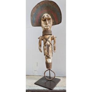 Sculpture Rituelle ancienne Ofo Des Ibo Du Nigeria