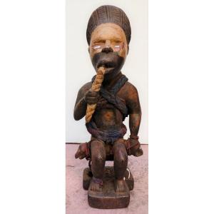 Reliquary Nkisi Figuring A Dignitary, Congo