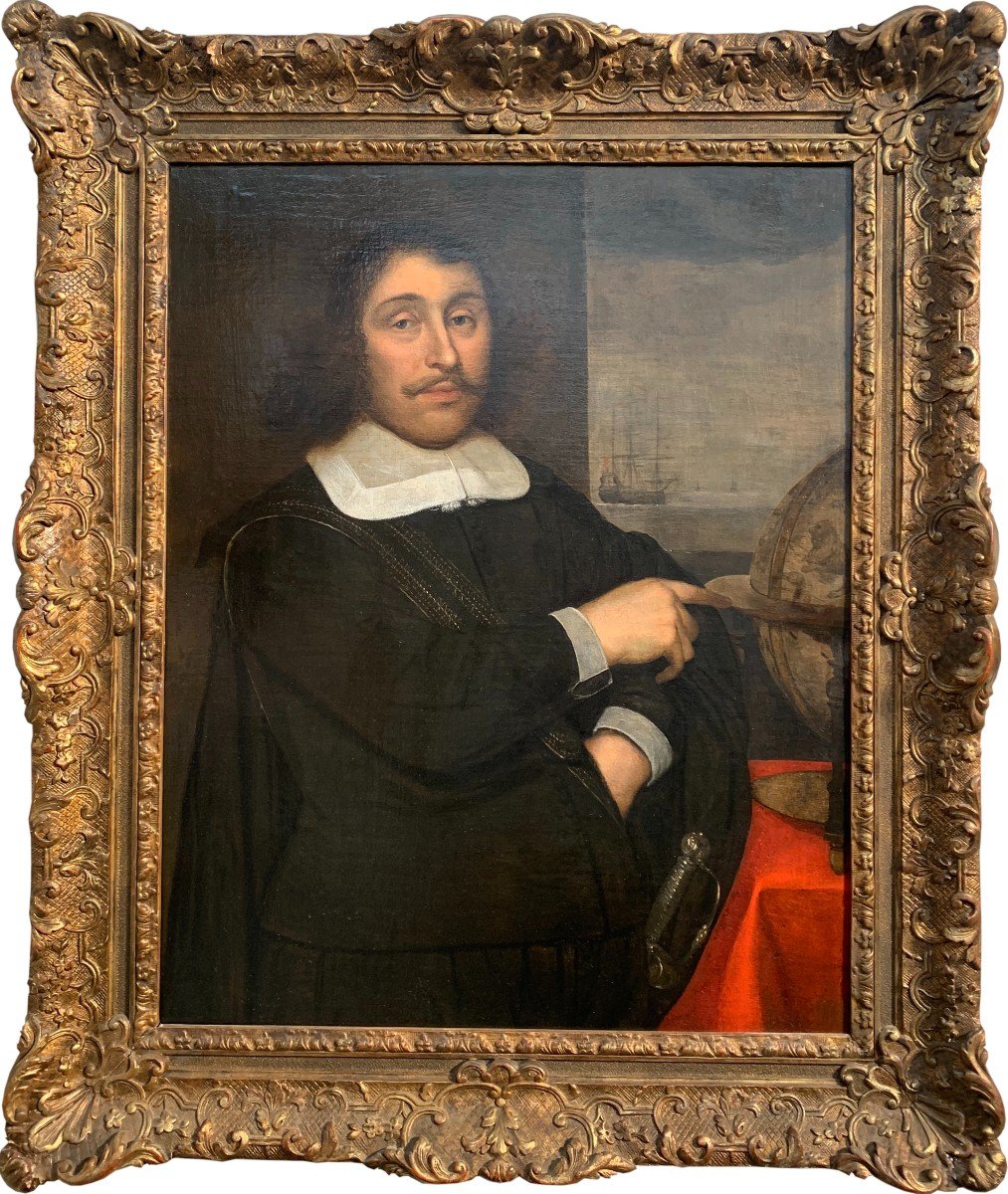 Portrait Of An Admiral, 17th Century Dutch School