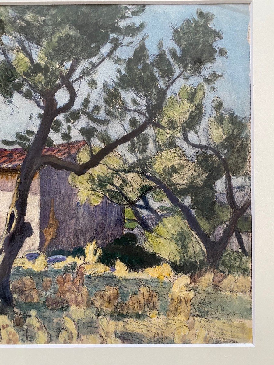 Paysage de Provence par Charles Guilloux-photo-4