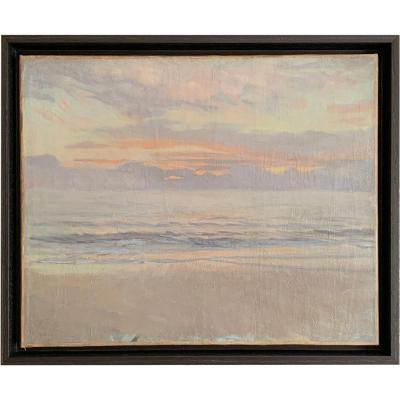 La Plage au soleil couchant par Charles Fouqueray (1869 – 1956)