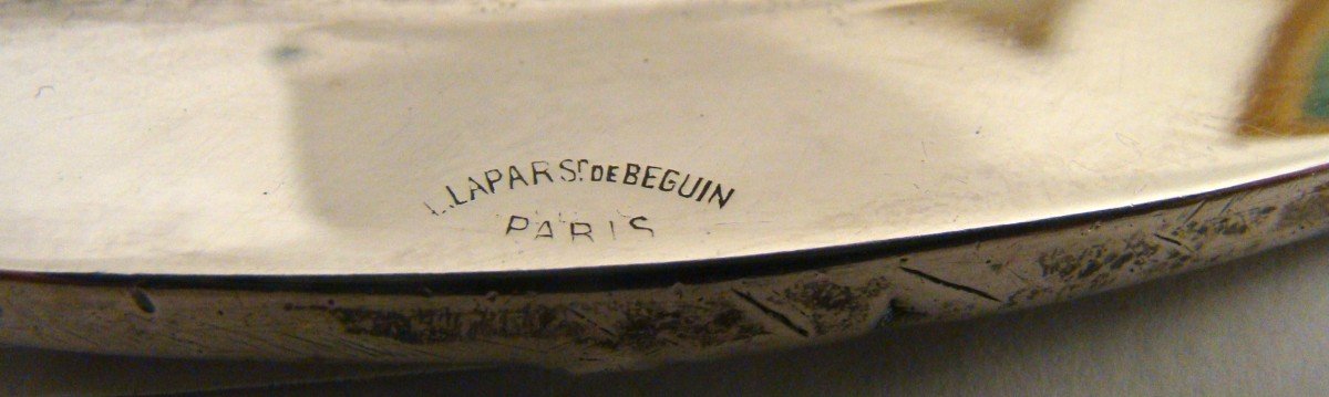 Lapar Successeur De Béguin Paris, Plat Rond En Argent Massif, Diamètre 30 Cm, Poids 850 G-photo-5