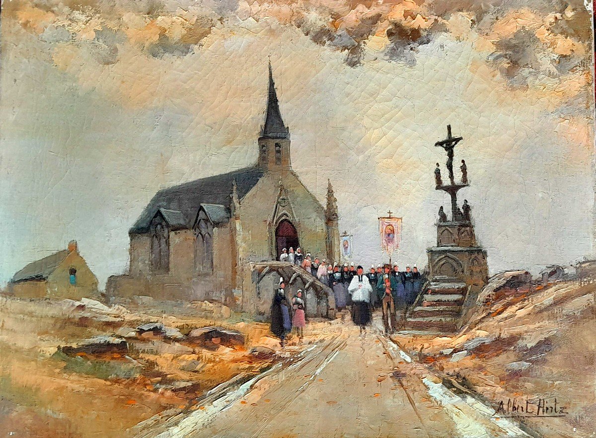 Breton Painting. Albert Hirtz