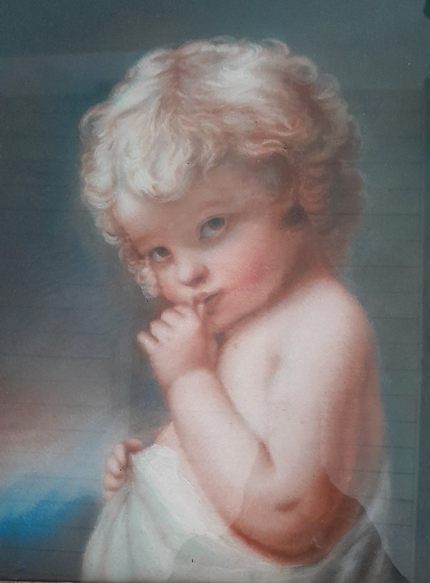 Pastel Child Portrait.