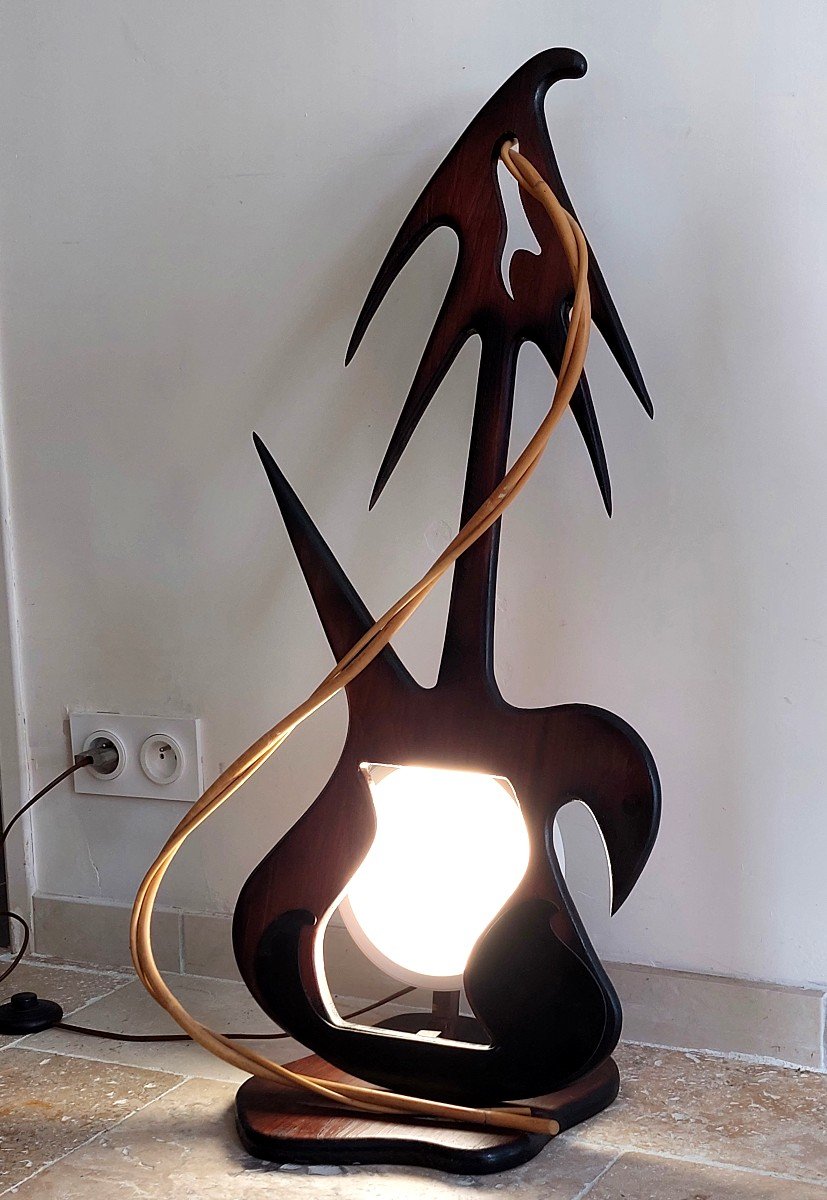 Guitar Lamp. Design 1960.-photo-4