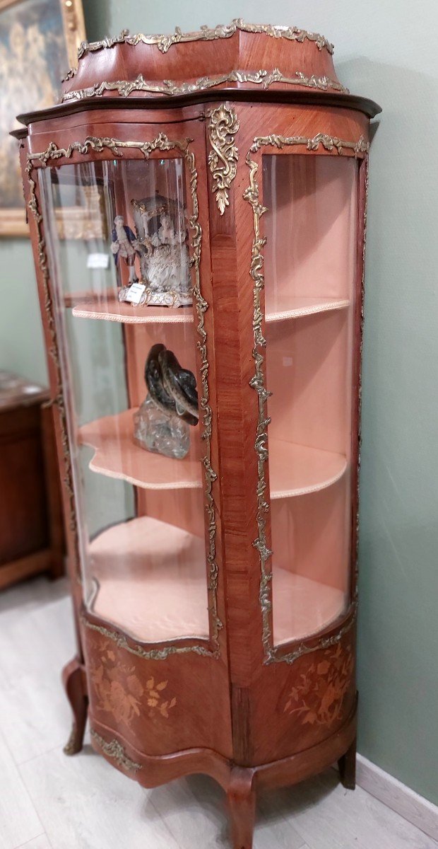 Napoleon III Curved Display Case-photo-2