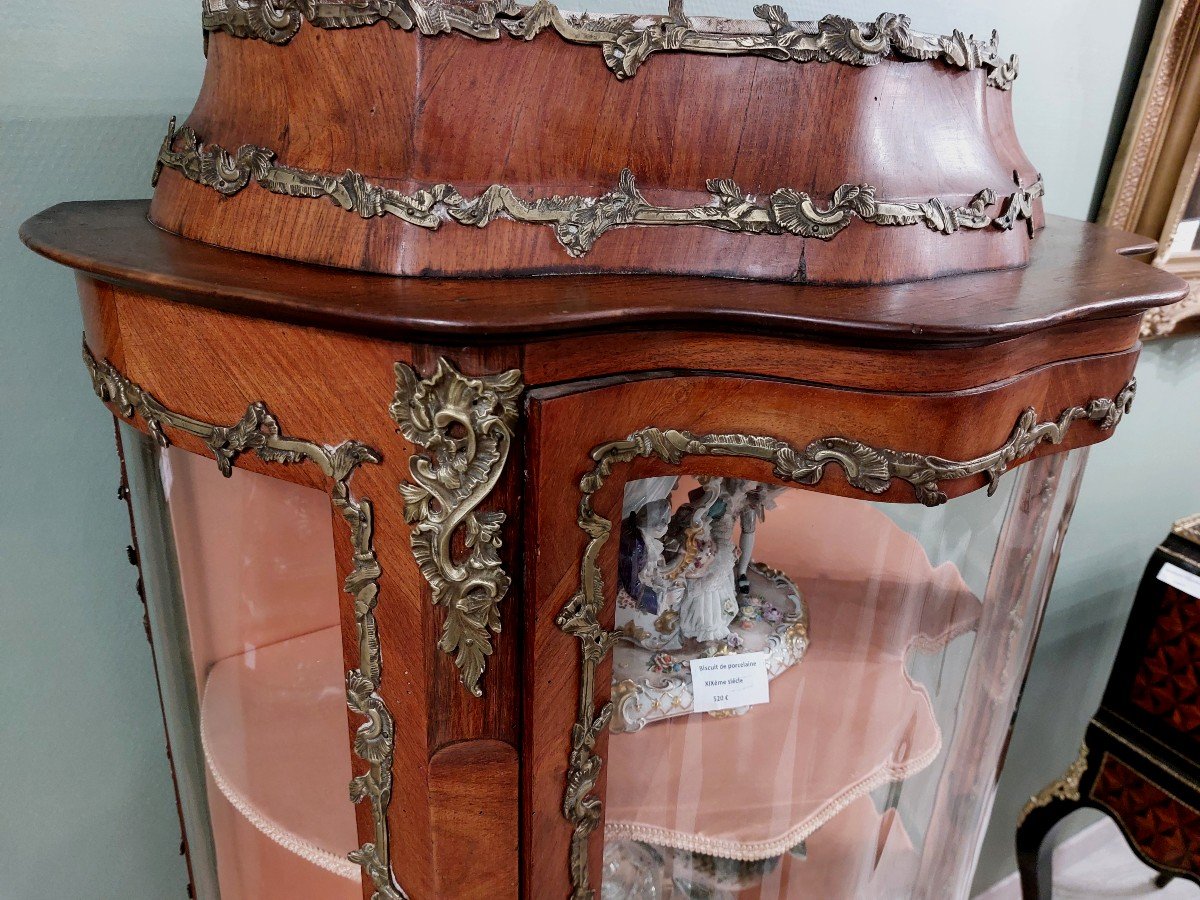 Napoleon III Curved Display Case-photo-4