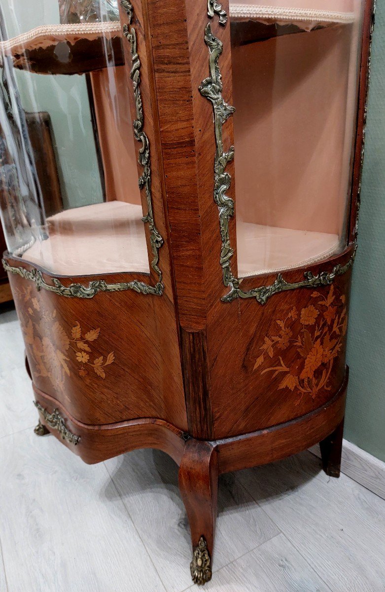 Napoleon III Curved Display Case-photo-1