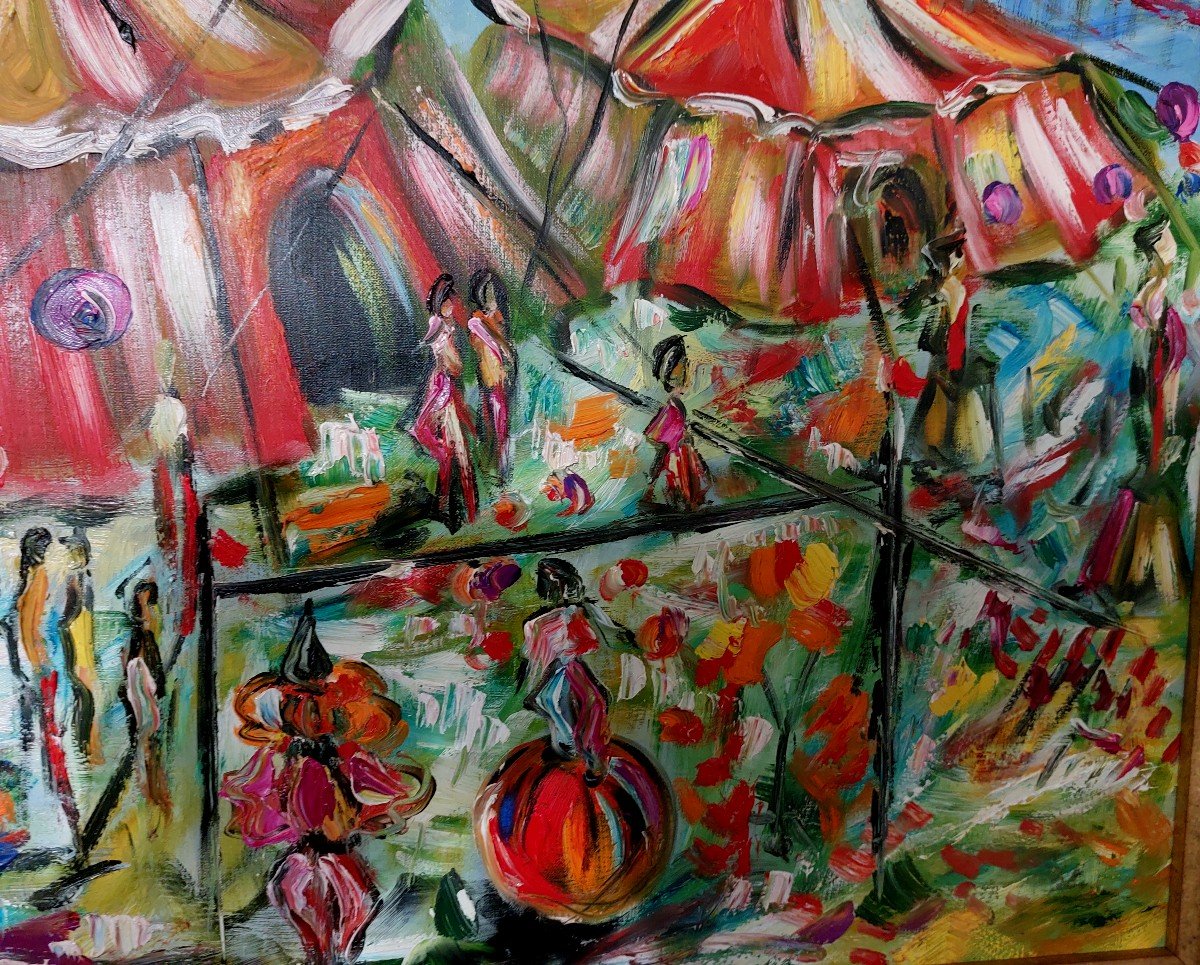 "circus" Painting-photo-2