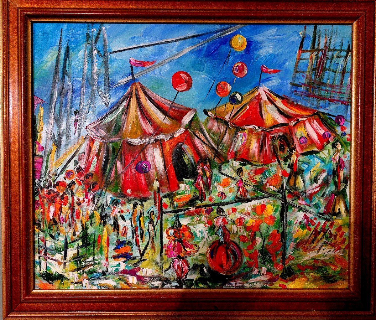 "circus" Painting