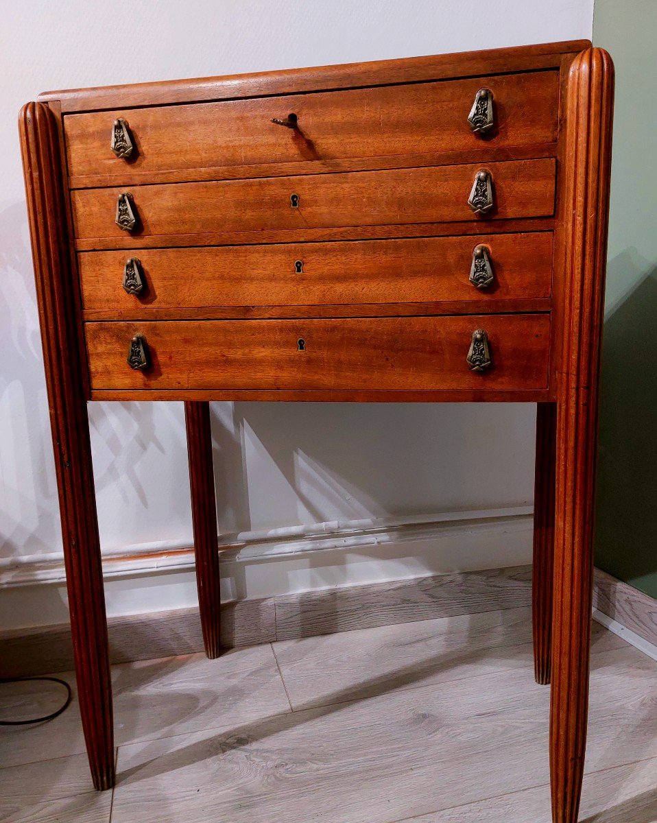 Silverware. Chest Of Drawers. Art Deco.