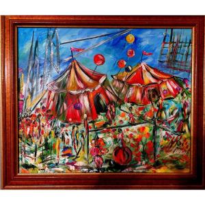 Peinture "cirque"