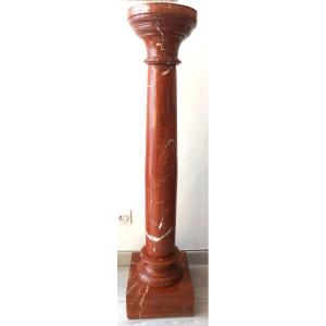 Royal Red Marble Column.