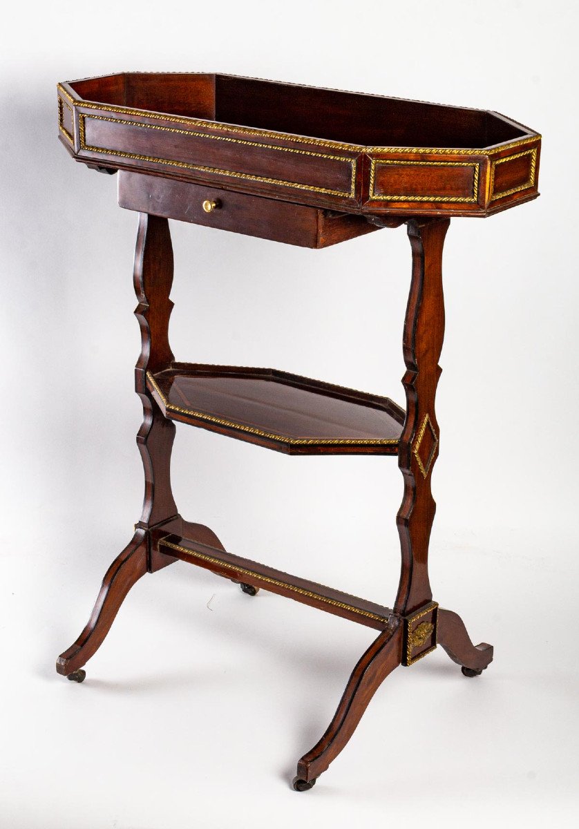 A Small Octagonal Flying Table In Empty Pocket Lxvi Stamp Jl Cosson