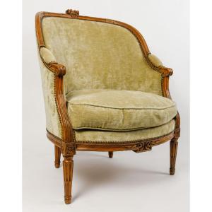 Une  Large Bergere Louis XVI