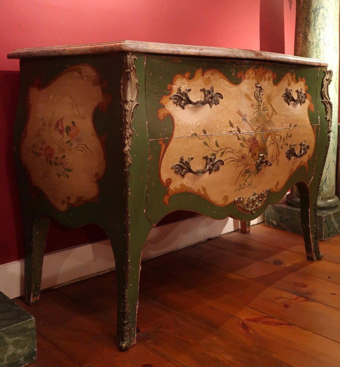 Louis XV Style Chest Of Drawers In The Style Of Maison Janssen-photo-2