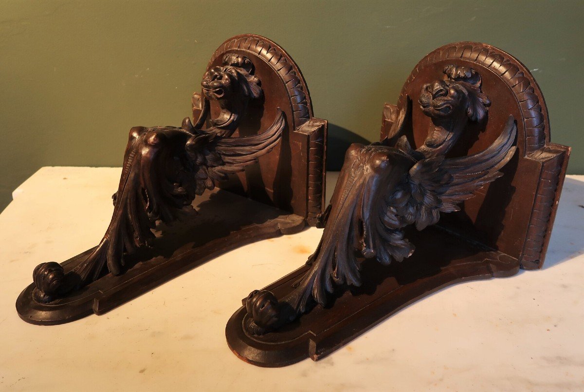 Pair Of Italian Wall Consoles