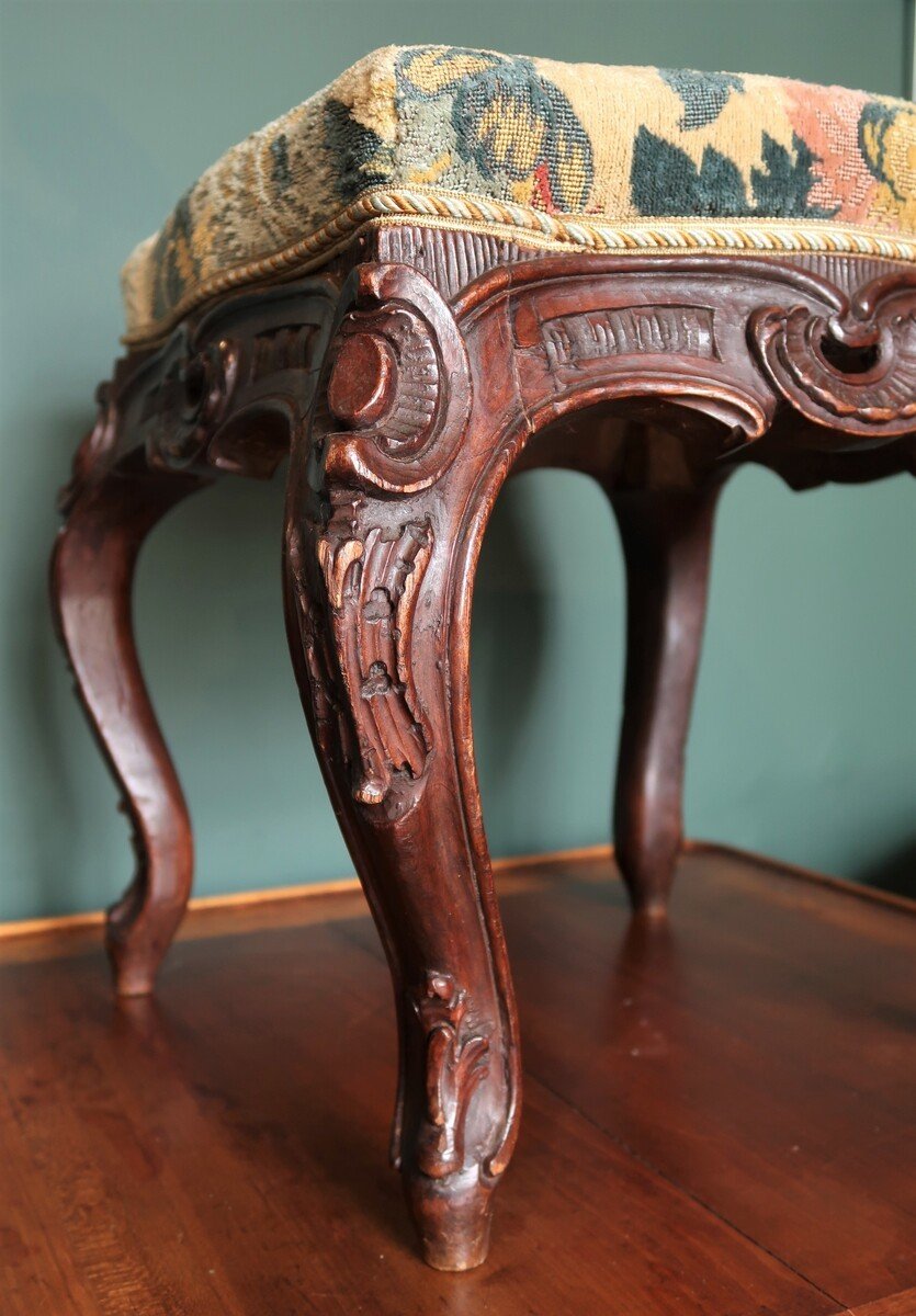 Tabouret De Style Louis XV Italien-photo-2