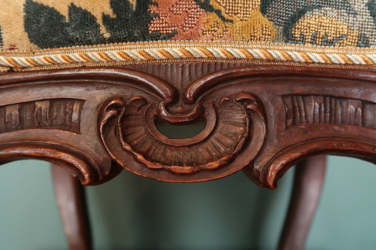 Tabouret De Style Louis XV Italien-photo-4