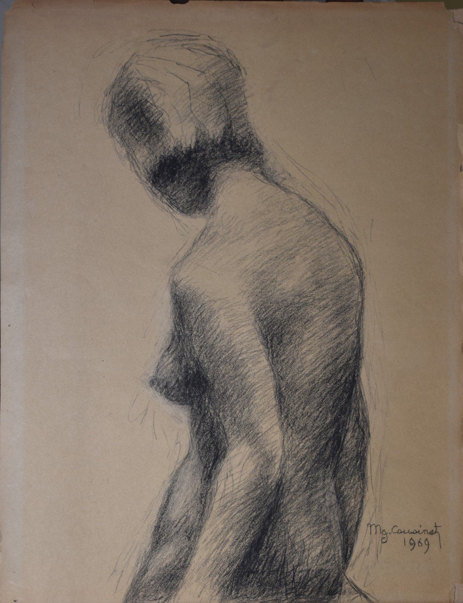 Marguerite Cousinet, Nude Woman Seen From The Back (1969)