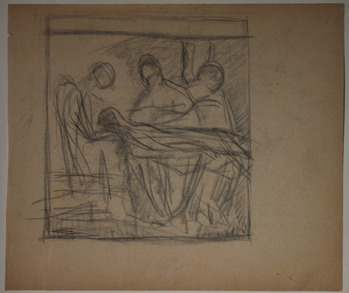 Adolphe Deteix, Study For The Entombment (1937)
