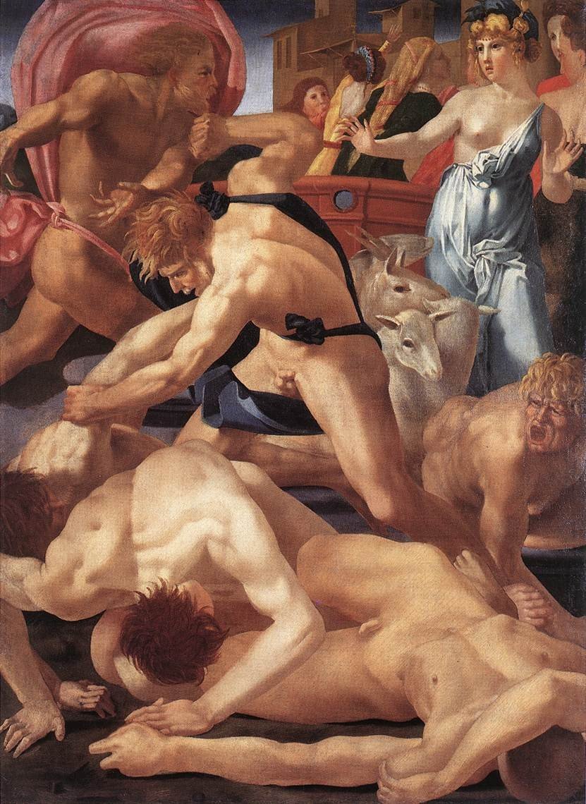 Jacopo Caraglio d’après Rosso Fiorentino, Hercule et Cacus (vers 1550)-photo-4