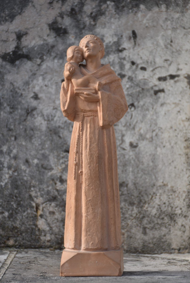 Ignacio Gallo, Saint Antoine de Padoue portant l'Enfant Jésus (vers 1920)-photo-2