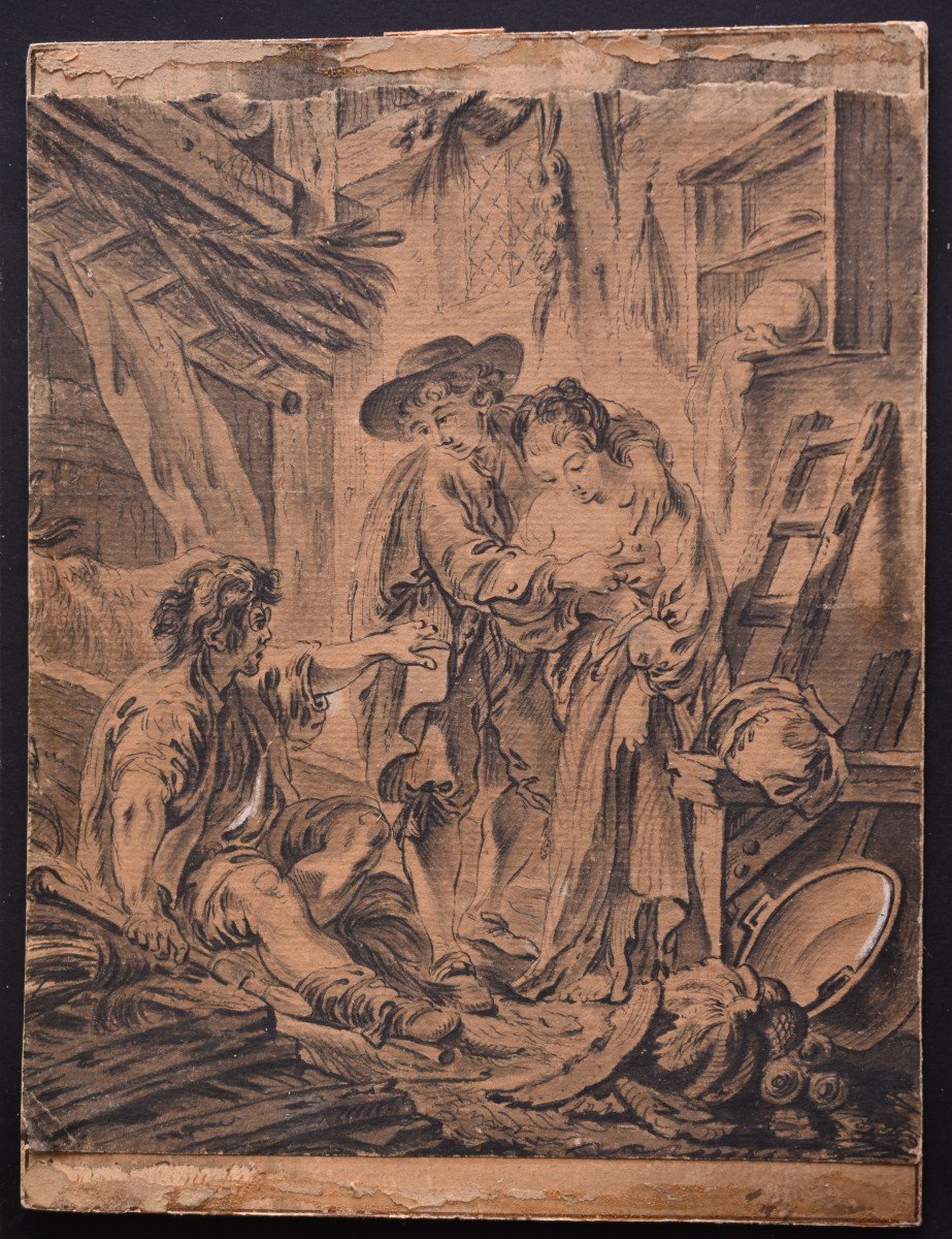 François Boucher (après), illustration pour le Décaméron de Boccace (vers 1760)-photo-6