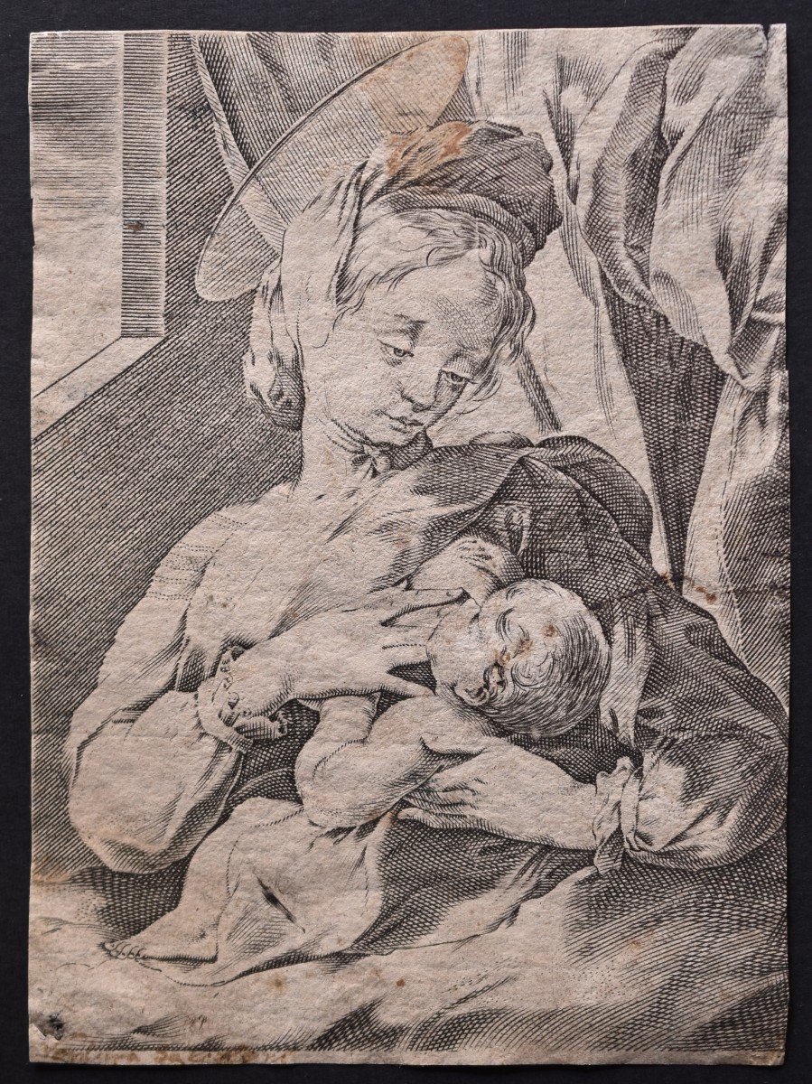 Philippe GALLE / Ventura SALIMBENI, Vierge allaitant l'Enfant (1588)