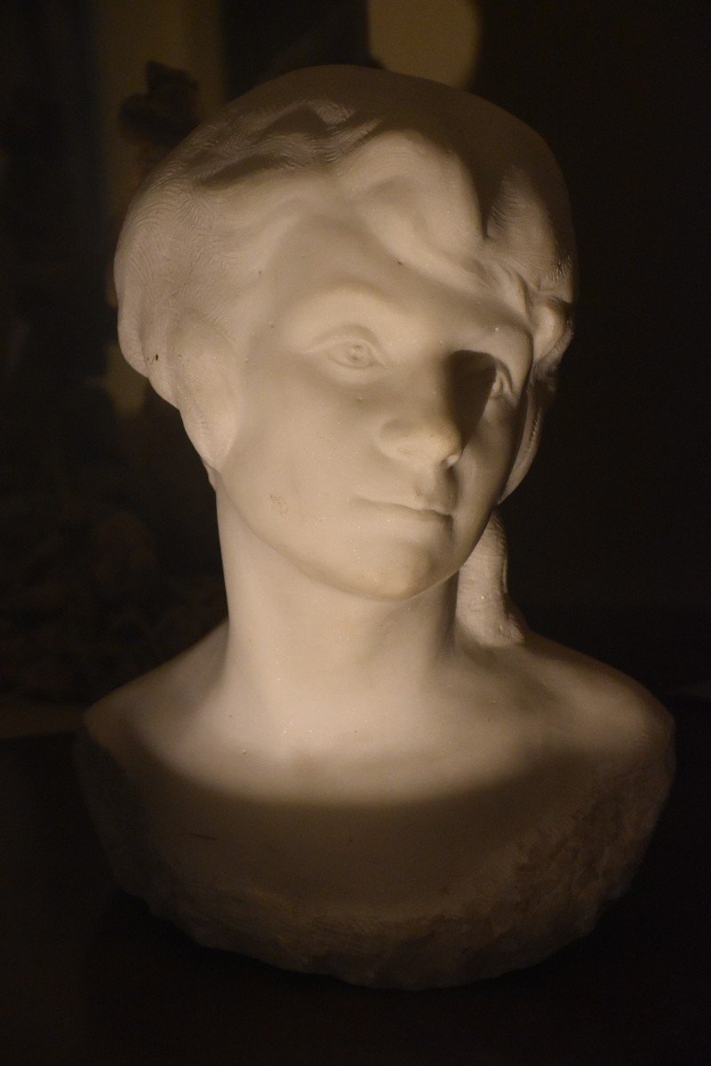 Albert-bernard-félix Richard, Head Of A Woman (circa 1930)-photo-4