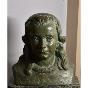 Yvonne Parvillée, Bust Of A Young Woman (circa 1925)