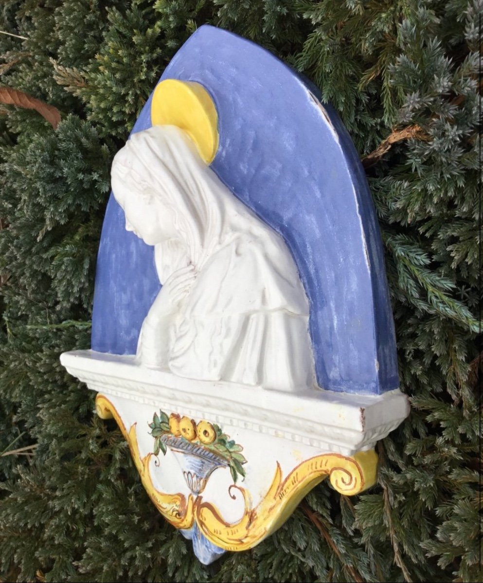 Virgin, Bas Relief Dlg By Della Robbia-photo-3