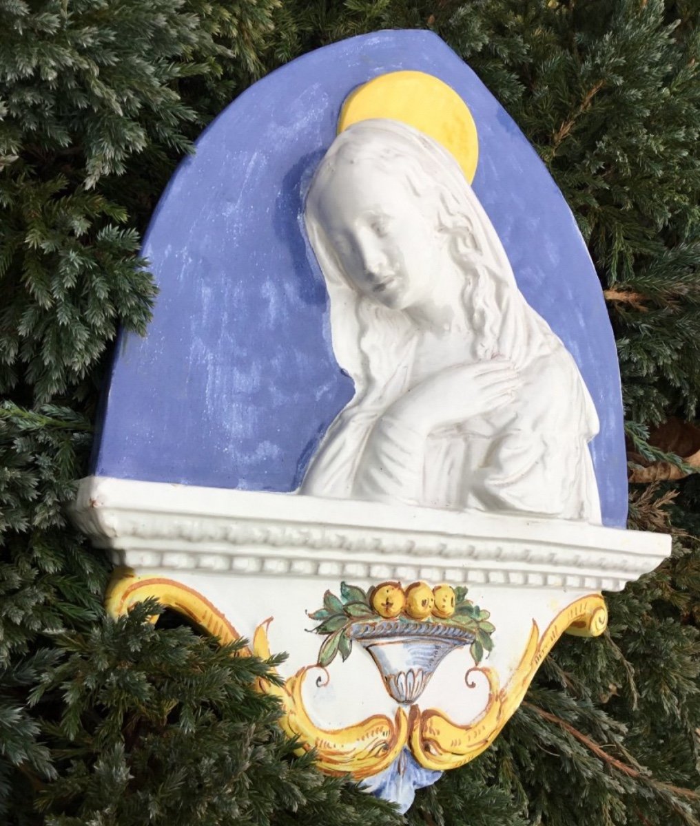 Virgin, Bas Relief Dlg By Della Robbia-photo-1