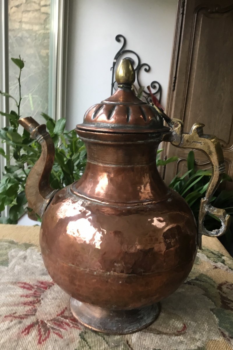 Important Ottoman Copper Jug-photo-2