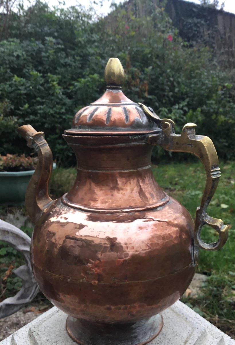 Important Ottoman Copper Jug-photo-3