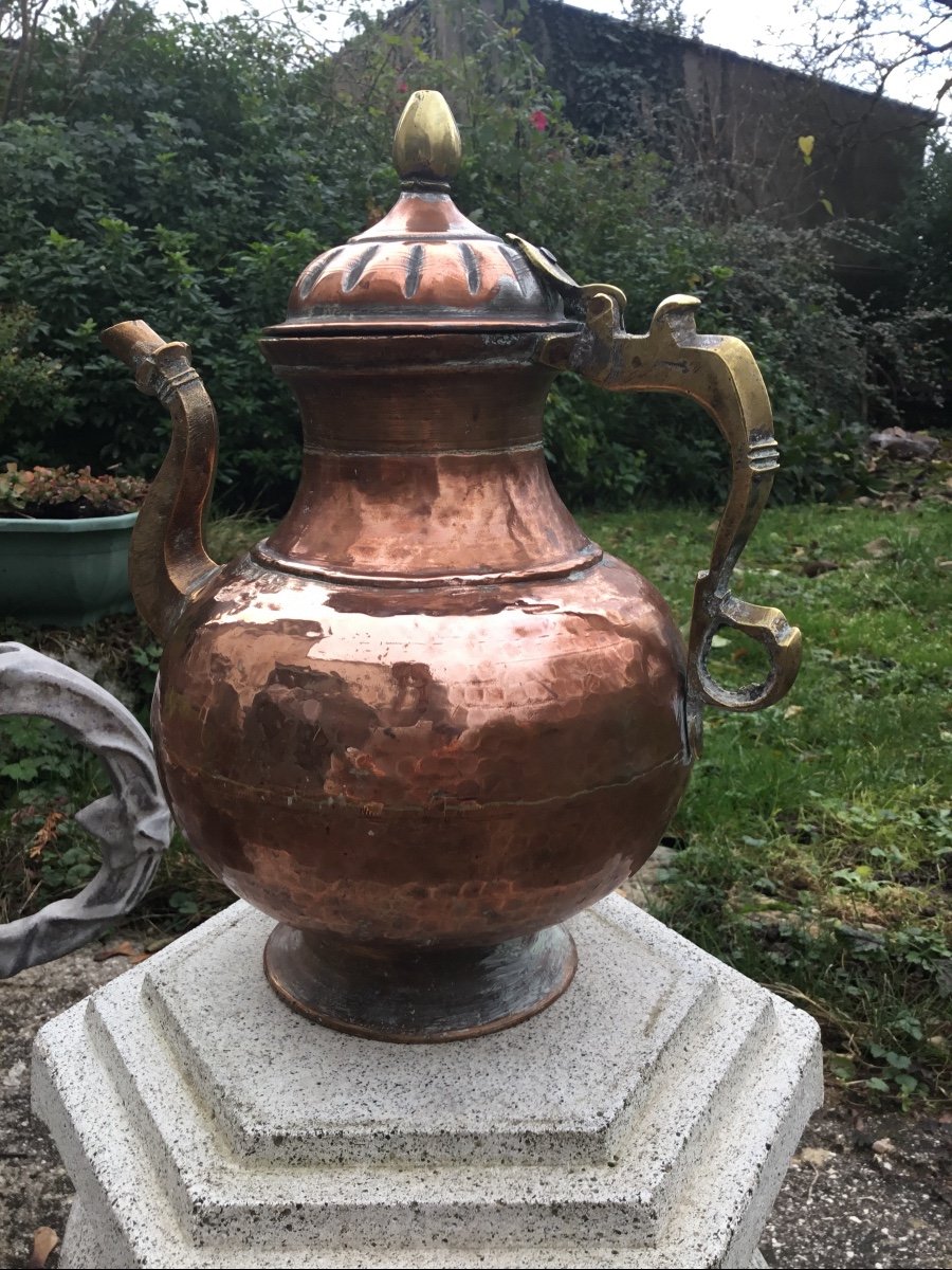 Important Ottoman Copper Jug-photo-4