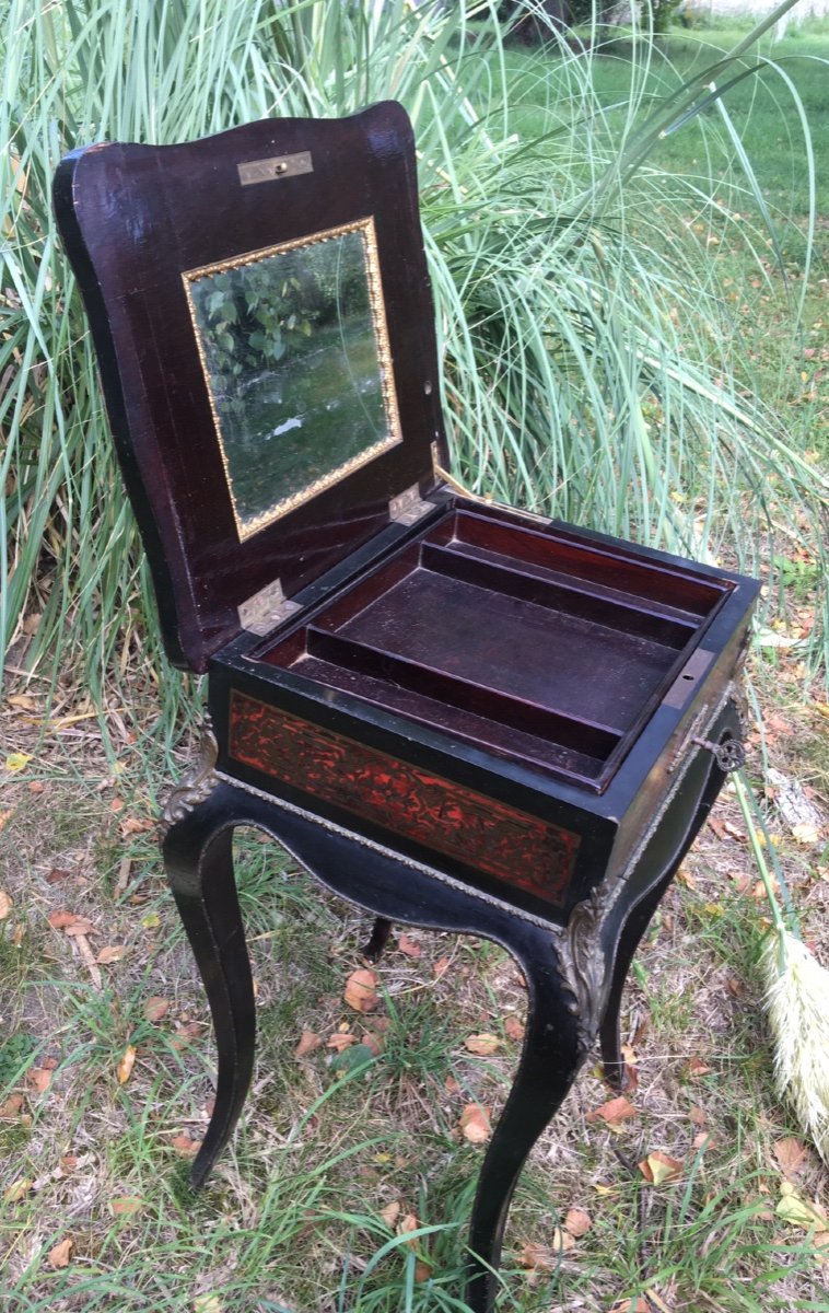 Napoleon III Worker In Boulle Marquetry-photo-4