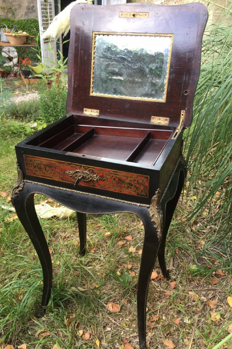 Napoleon III Worker In Boulle Marquetry-photo-8