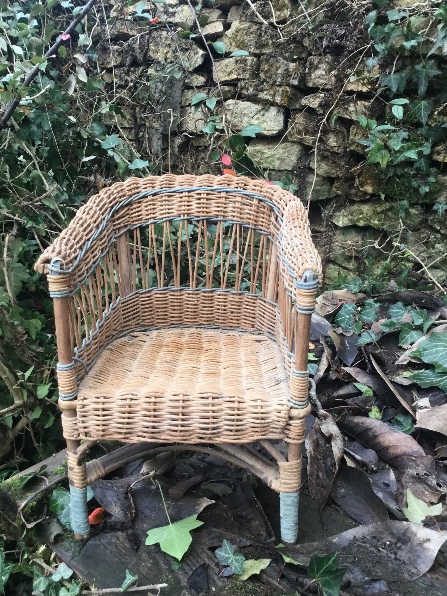 Rattan Doll Armchair-photo-2