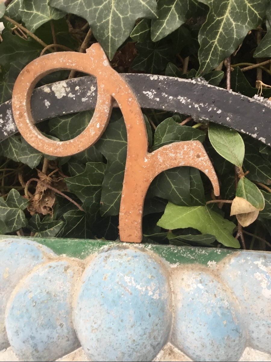 Iron Winegrower Sign, Circa 1950-photo-8