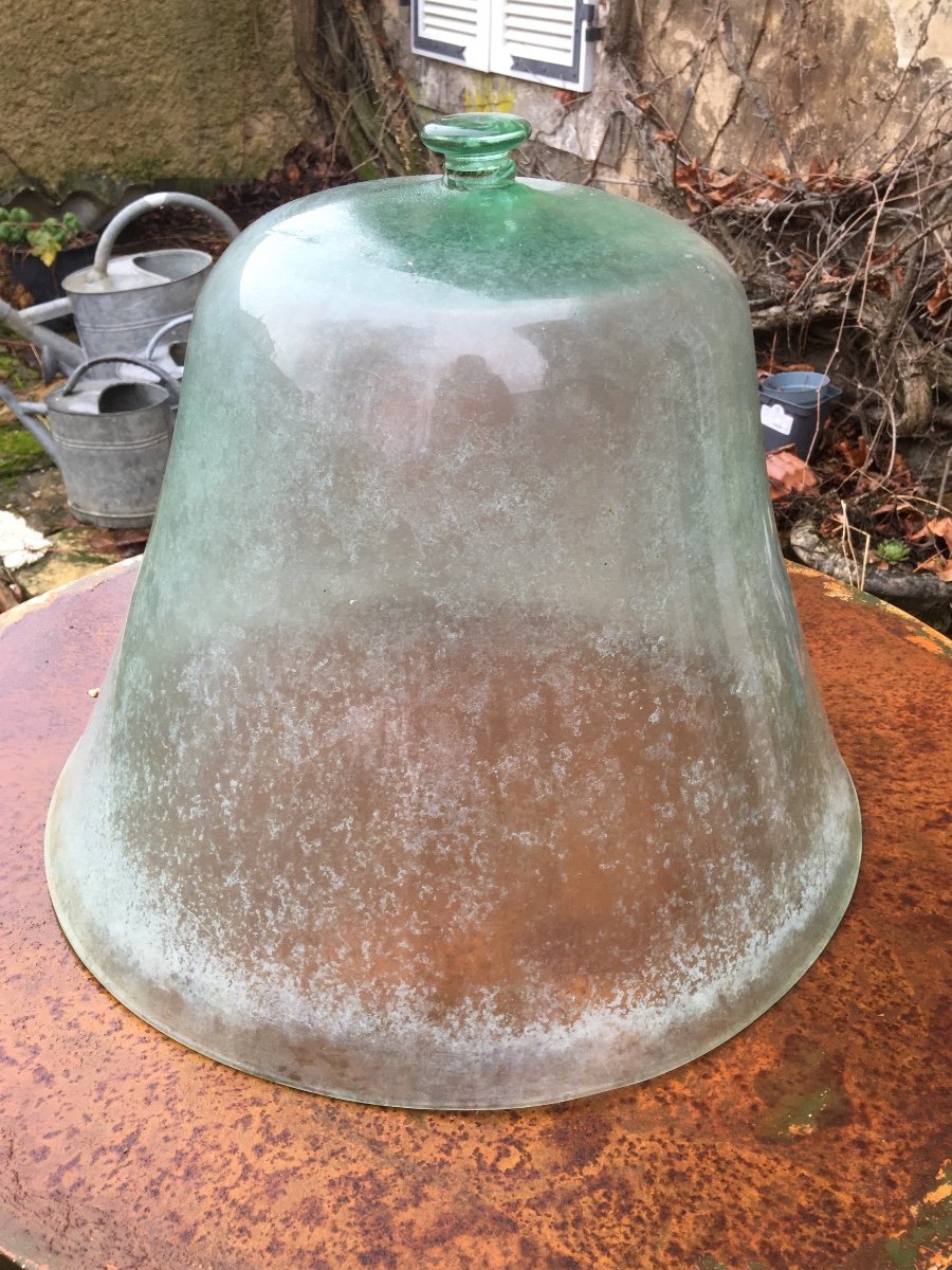 Grande Cloche De Jardinier En Verre Souflé -photo-1