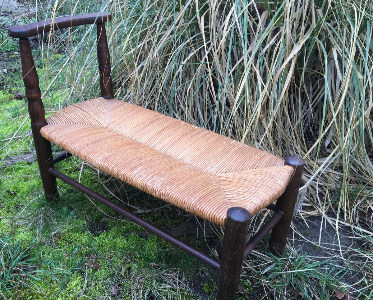 Petite Banquette De Coin De Feu Vers 1900