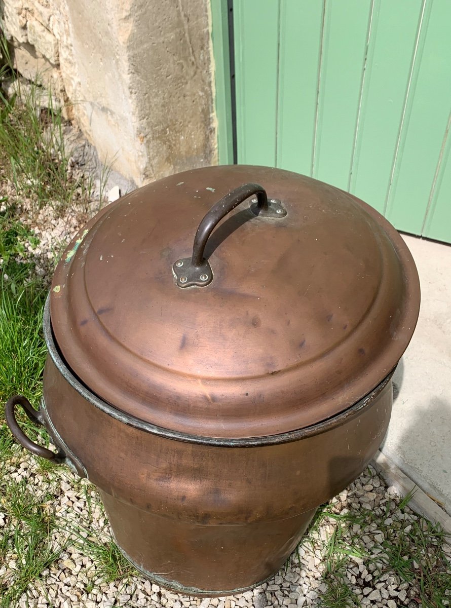 Very Large Covered Copper Tank -photo-4