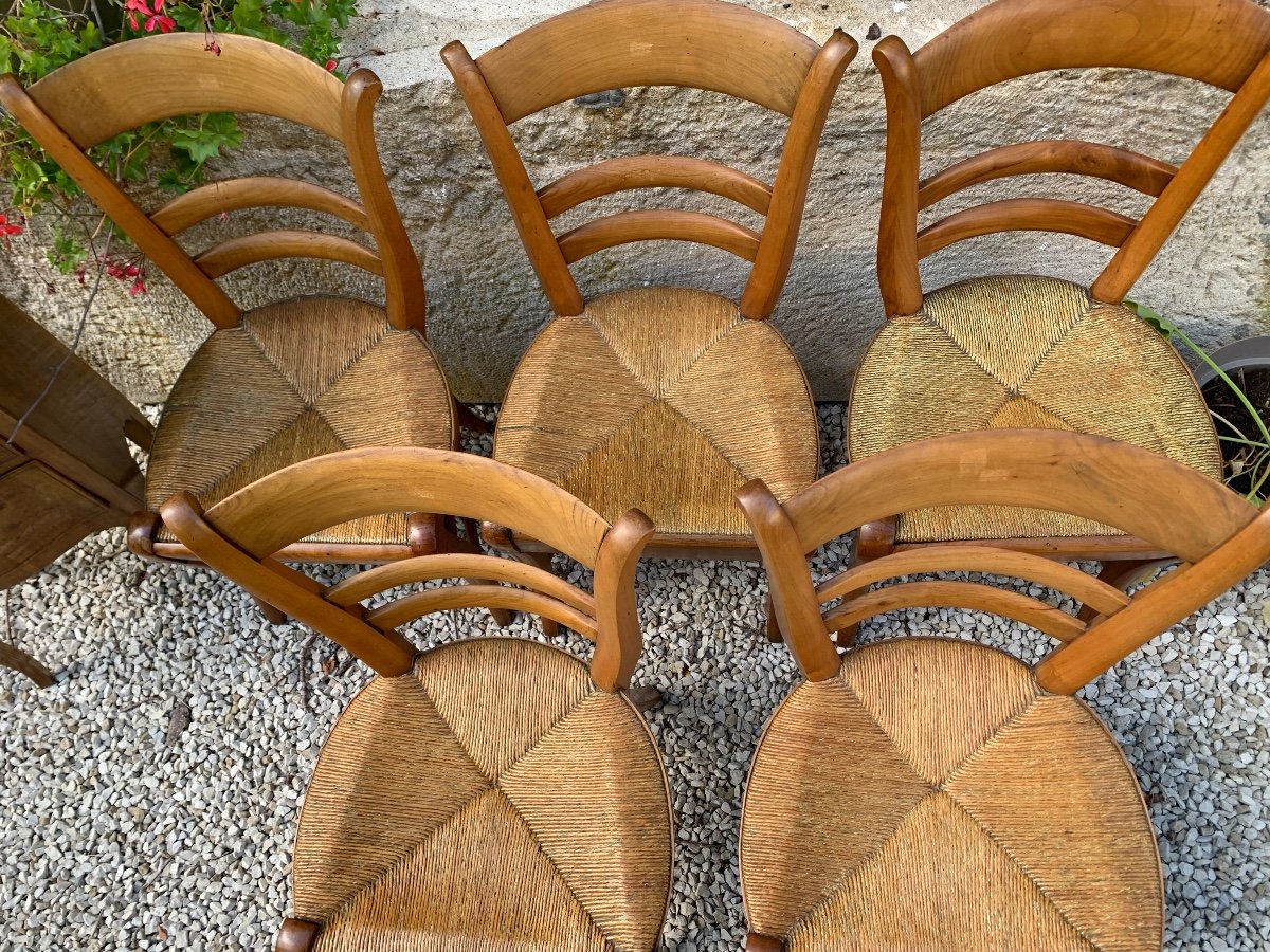 The Suite Of 5 Restoration Chairs -photo-2