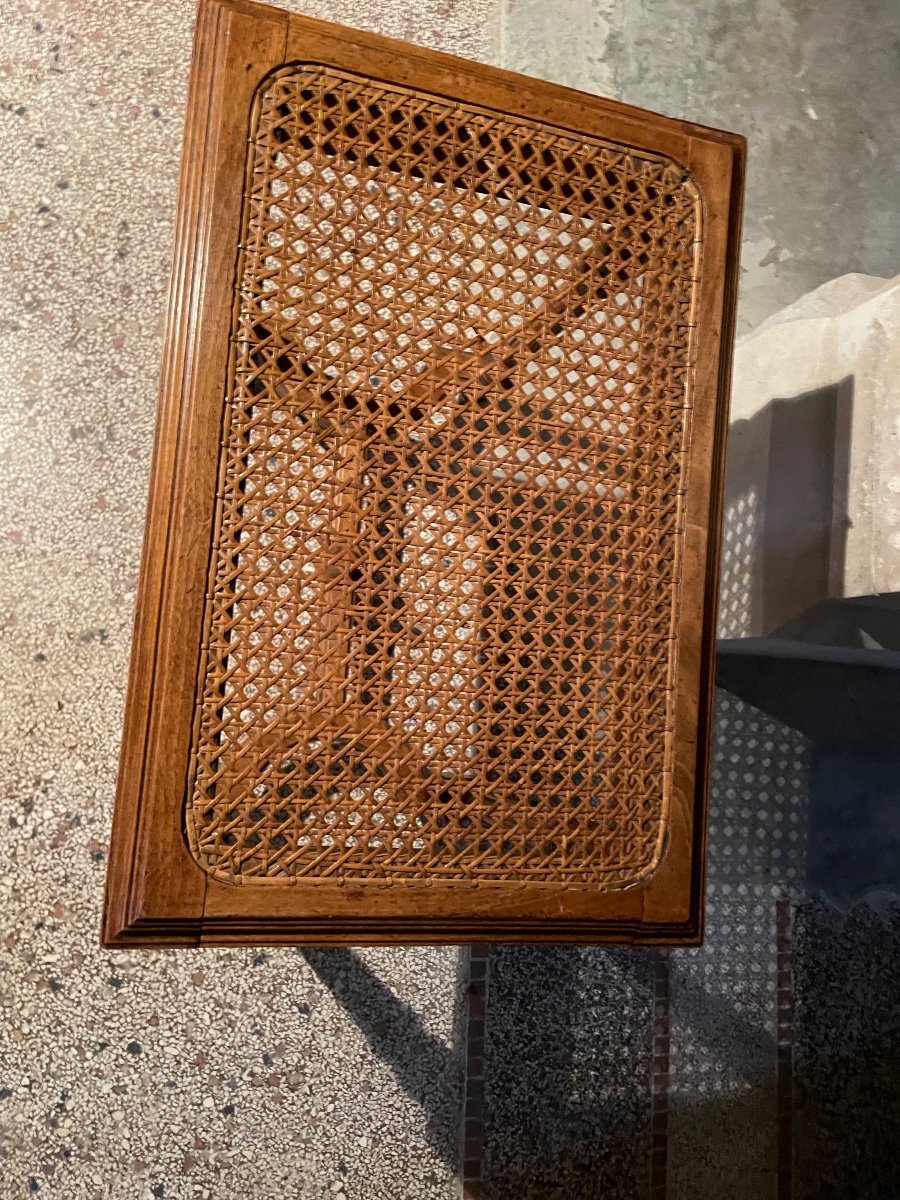 Tabouret De Piano Canné, vers 1900 -photo-2