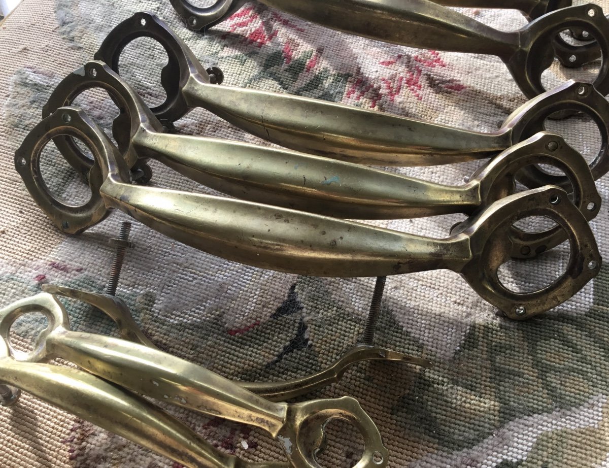 The Art Nouveau Bronze Handle Dlg By Hector Guimard