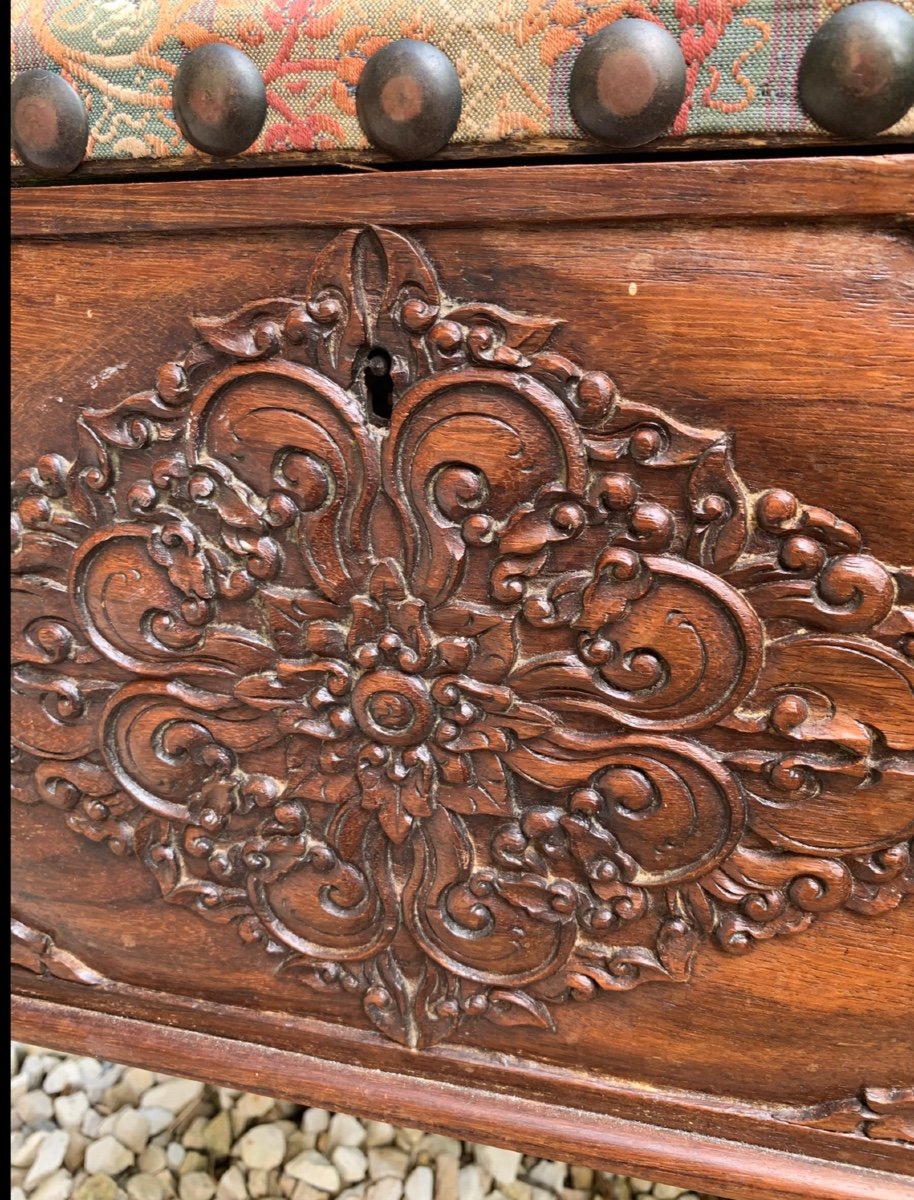 Small Chest Stool, 19th Century -photo-6