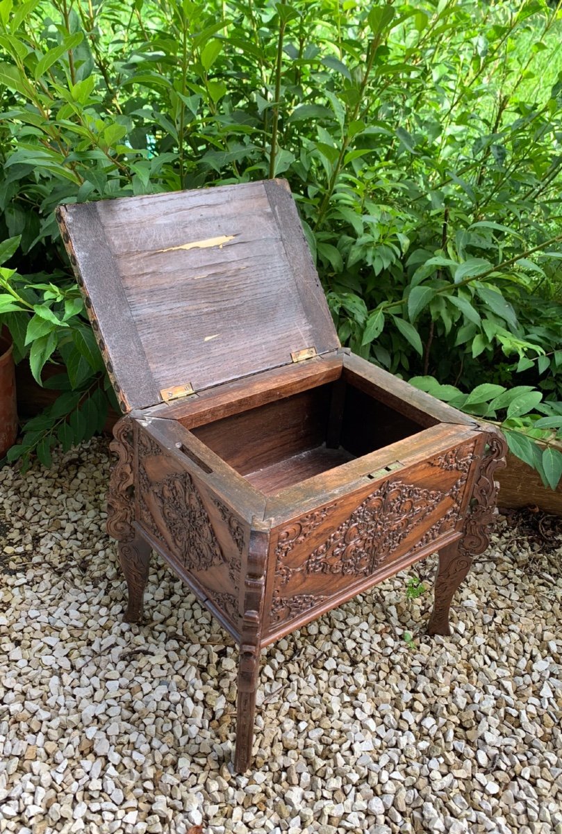 Small Chest Stool, 19th Century -photo-8