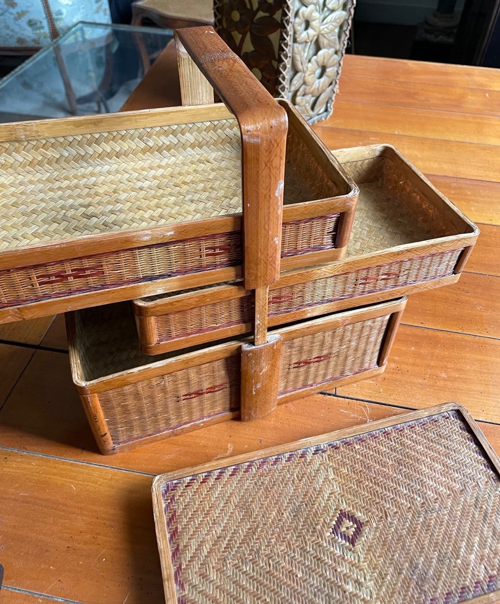 Wicker Picnic Box -photo-1