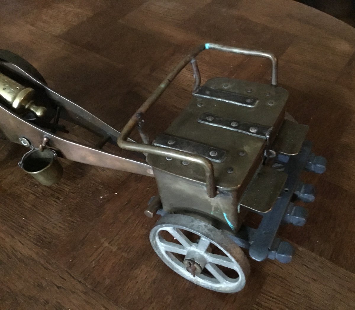 Miniature Cannon In Brass And Bronze From The 19th Century-photo-4